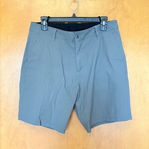 Marsh Wear Men's Gray Nylon Spandex Blend Outdoor Hiking Casual Shorts Size 32